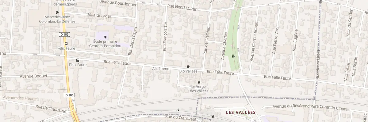 Plan du 41 Rue Félix Faure à Colombes