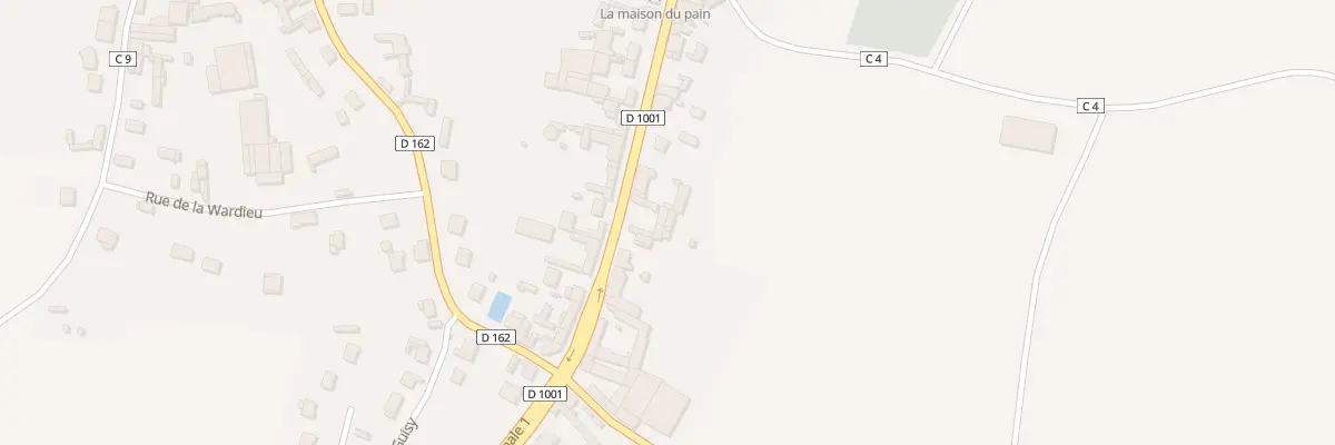 Plan du 40 Rte Nationale à Saint-Sauflieu