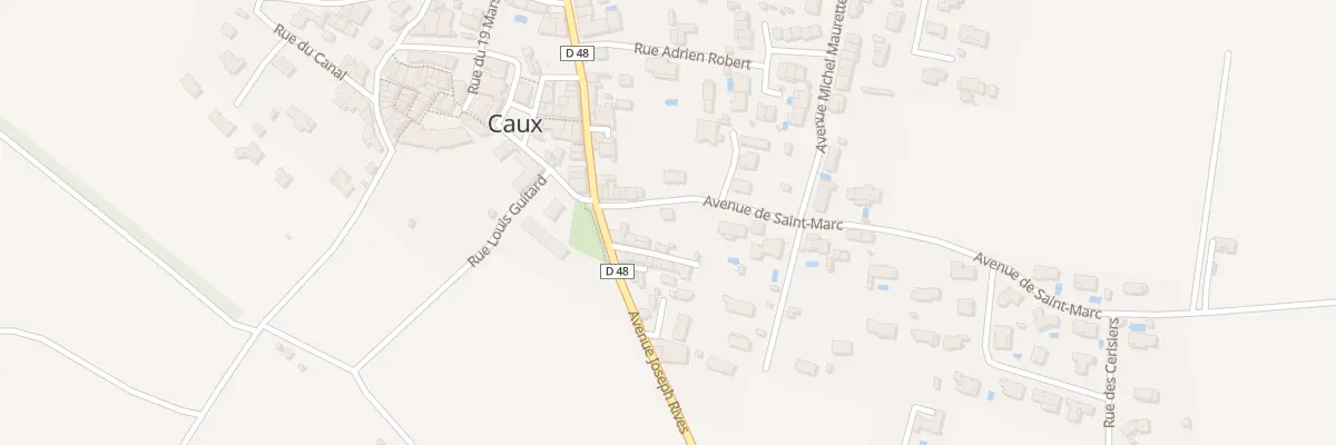 Plan du 5 Av de St Marc à Caux-et-Sauzens