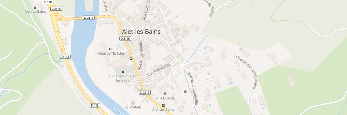 Plan du 22 Rue Calvière à Alet-les-Bains