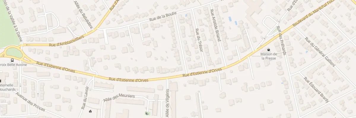 Plan du 3 Rue Paul Doumer à Verrières-le-Buisson