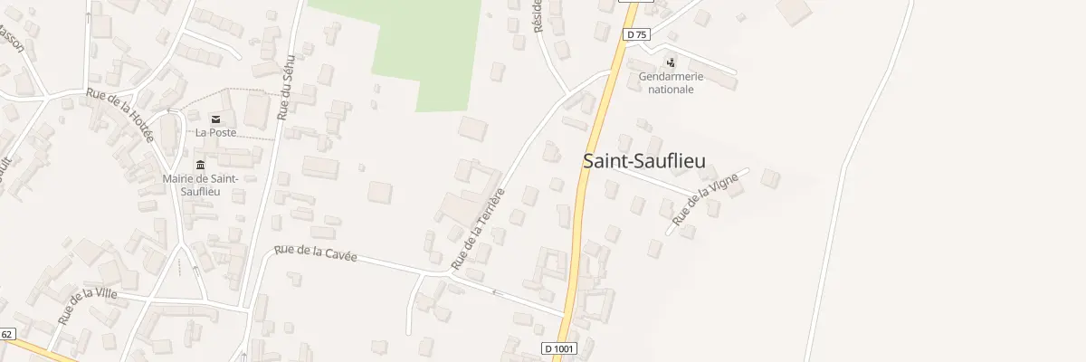 Plan du 89 Rte Nationale à Saint-Sauflieu