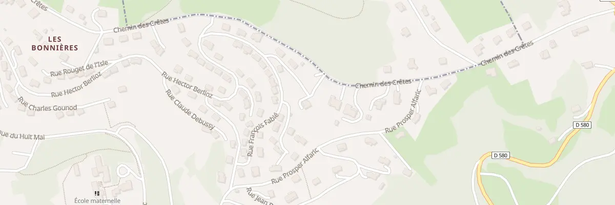 Plan du 99 Rue Frédéric Mistral à Decazeville
