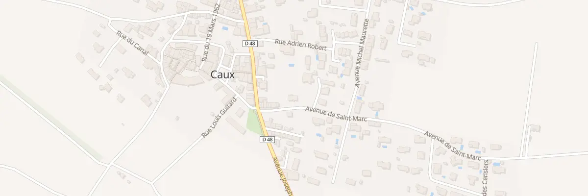Plan du 10 Av de St Marc à Caux-et-Sauzens