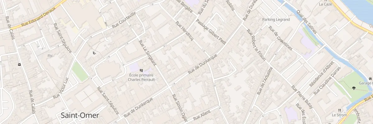 Plan du 114 Rue de Dunkerque à Saint-Omer