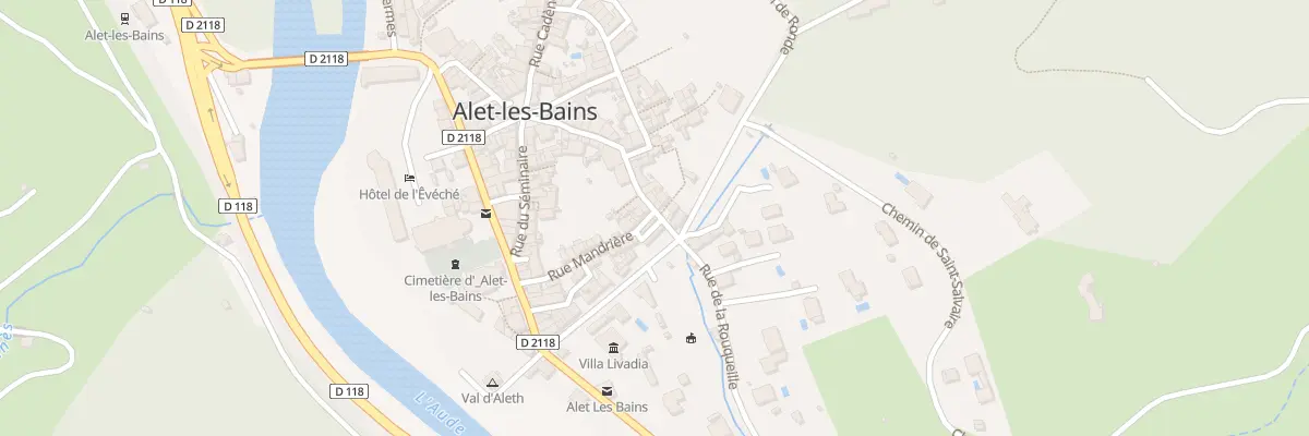 Plan du 183 Rue Calvière à Alet-les-Bains