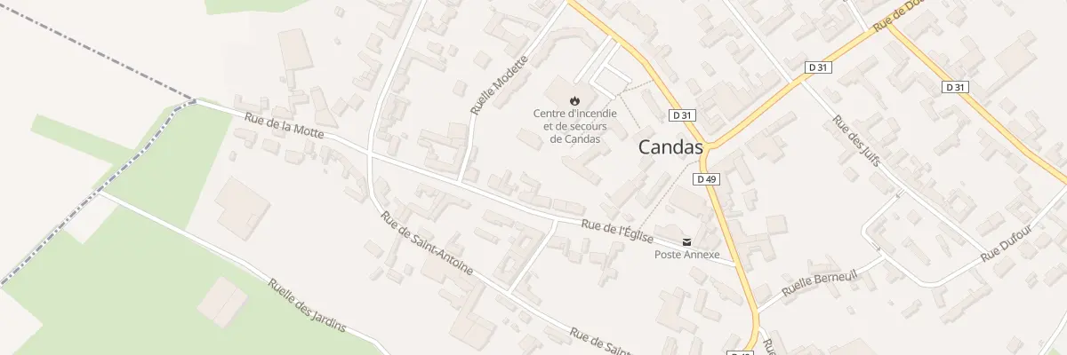 Plan du 14 Rue de l’Eglise à Candas