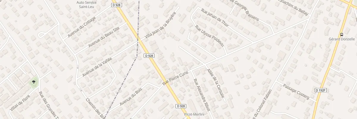 Plan du 42 Rue Pierre Curie à Saint-Prix