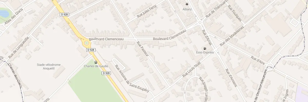 Plan du 71 Bd Clémenceau à Saint-Omer