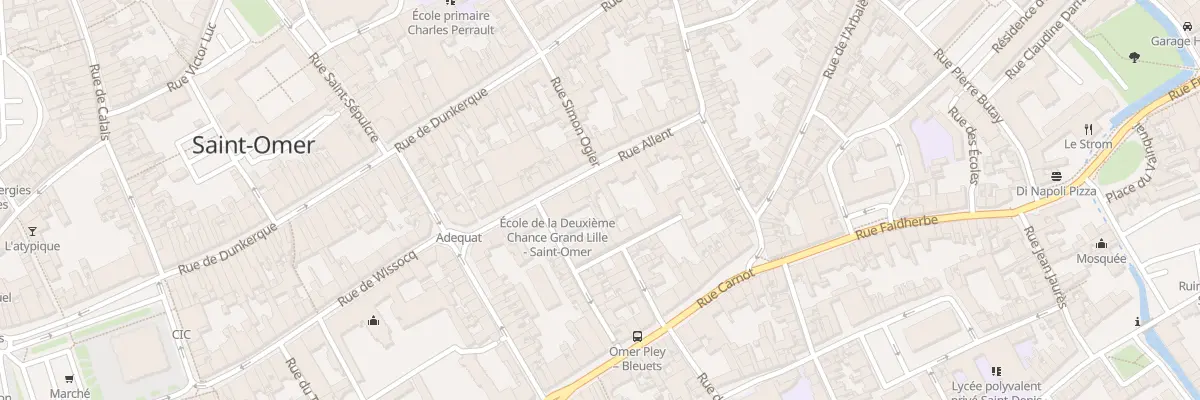 Plan du 23 Rue Allent à Saint-Omer