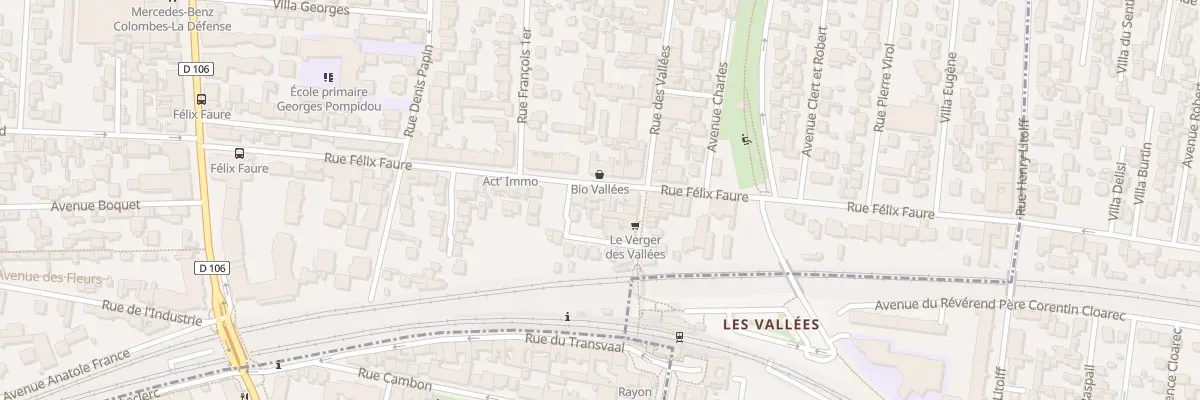 Plan du 62 Rue Félix Faure à Colombes
