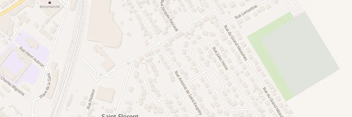 Plan du 5 Rue Antoine de St Exupery à Saint-Florent-sur-Cher