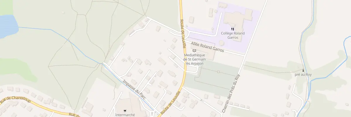 Plan du 15 Rte de Leuville à Saint-Germain-lès-Arpajon
