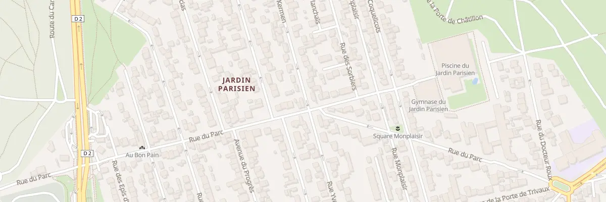 Plan du 58 Rue du Parc à Clamart