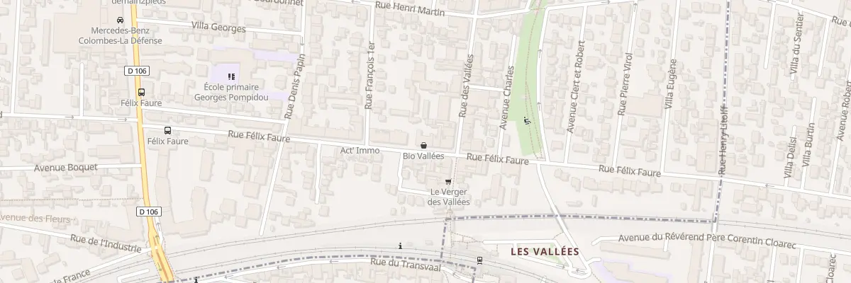 Plan du 43 Rue Félix Faure à Colombes