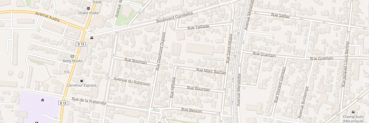 Plan du 22 Rue Marc Bachet à Colombes