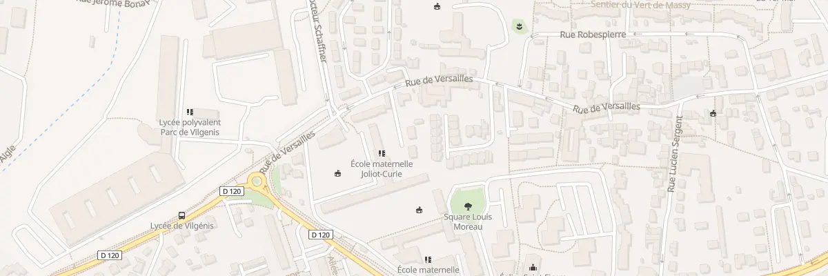 Plan du 59T Rue de Versailles à Massy