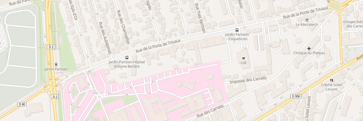 Plan du 127 Rue Porte de Trivaux à Clamart