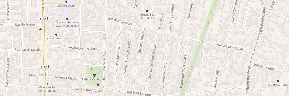 Plan du 11B Rue Jean Mermoz à Colombes