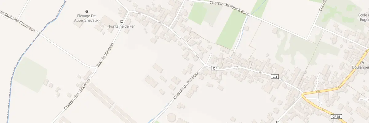 Plan du 9001 Che du Pré Haut à Saulx-les-Chartreux