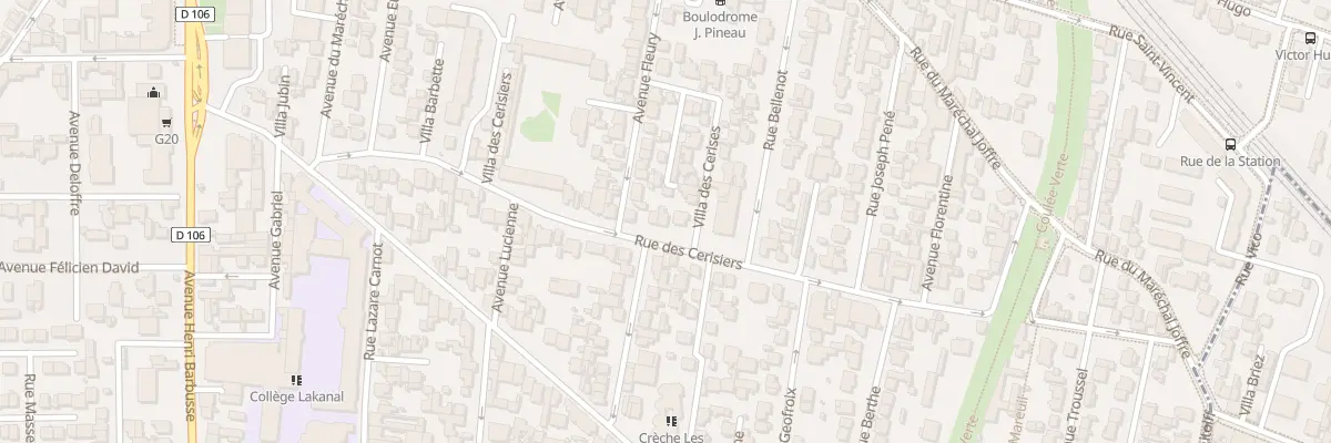 Plan du 59 Rue des Cerisiers à Colombes