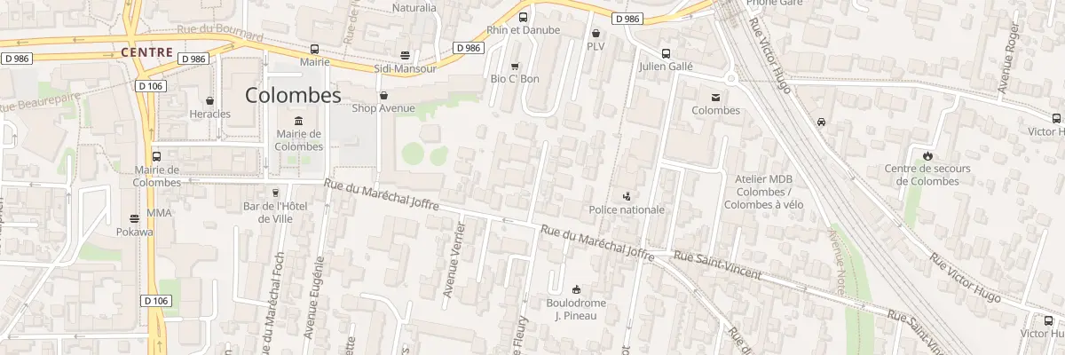 Plan du 2 Vla Marcel à Colombes
