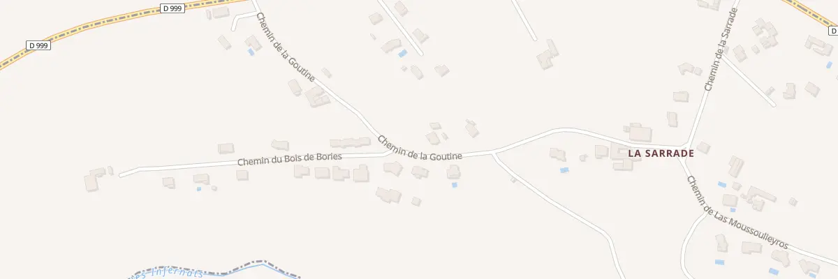 Plan du 25 Che de la Goutine à Cambon