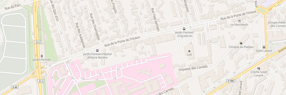 Plan du 125B Rue Porte de Trivaux à Clamart