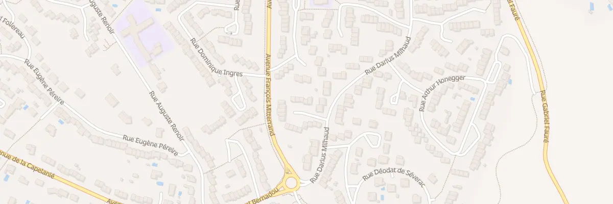 Plan du 6 Rue Vincent d’Indy à Castres