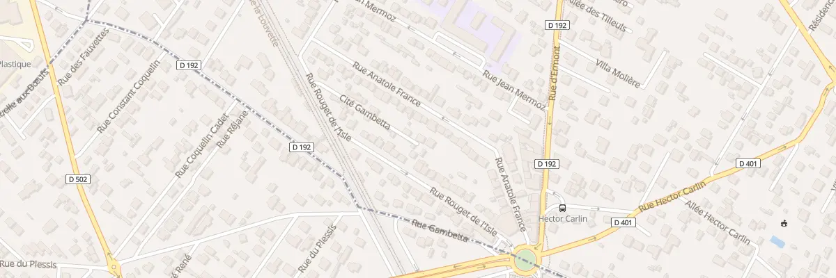 Plan du 10B Cité Gambetta à Saint-Prix