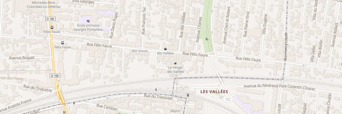 Plan du 64 Rue Félix Faure à Colombes