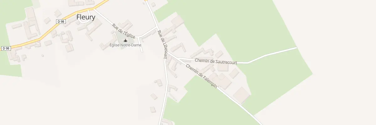 Plan du 3 Che de Phalempin à Fleury