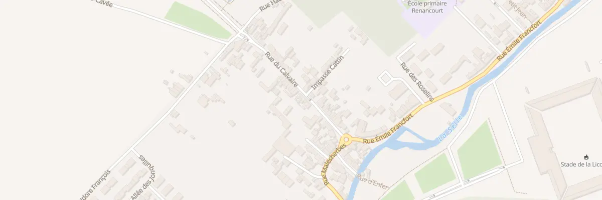 Plan du 37 Rue du Calvaire à Amiens