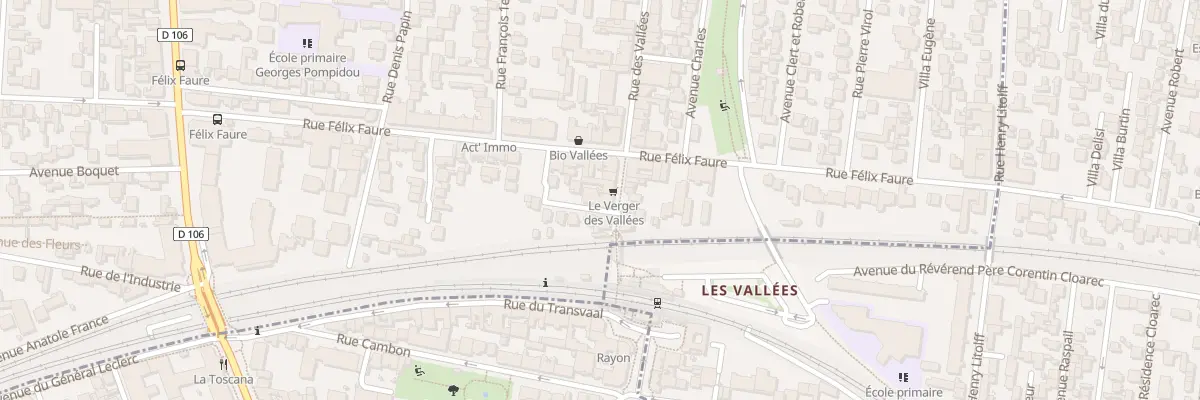 Plan du 38 Rue des Vallées à Colombes