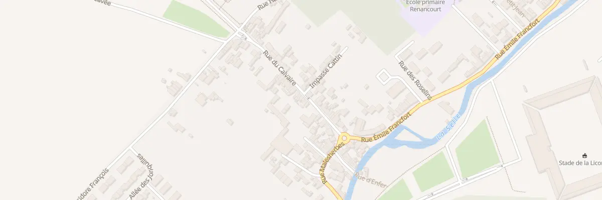 Plan du 35 Rue du Calvaire à Amiens