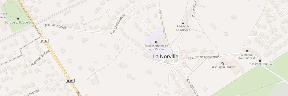 Plan du 6 Rue Saint Denis à La Norville