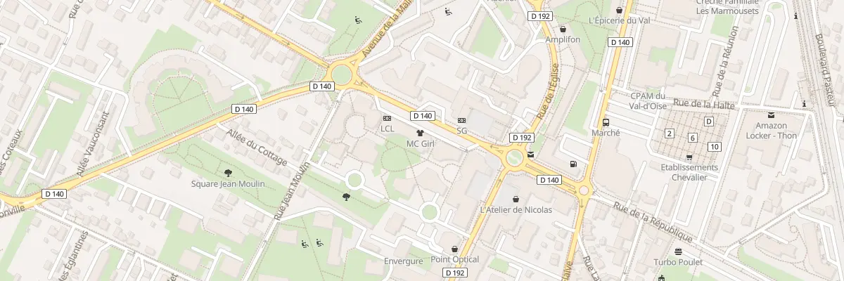 Plan du 17 Rue du Dix Huit Juin à Ermont