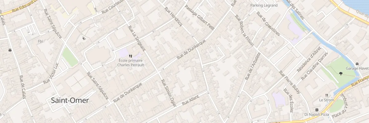 Plan du 131 Rue de Dunkerque à Saint-Omer
