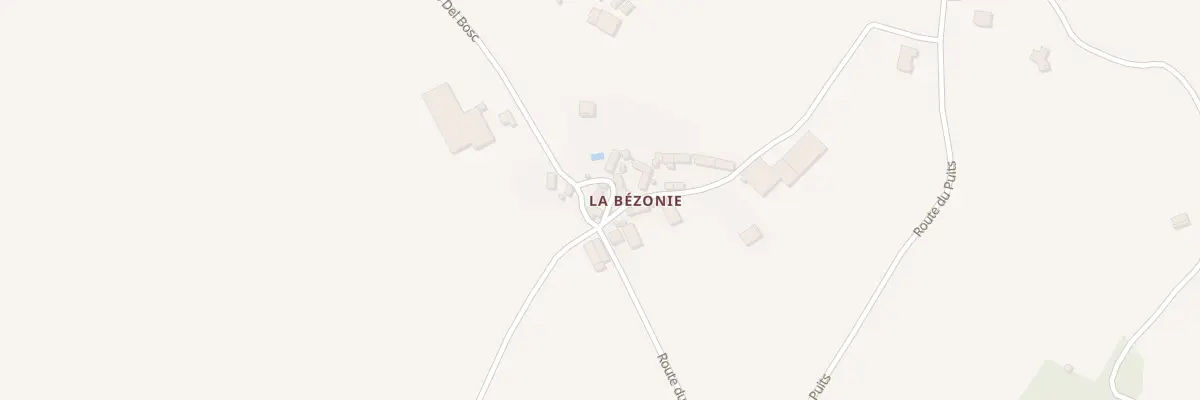 Plan du 5823 La Bezonie à Anglars-Saint-Félix
