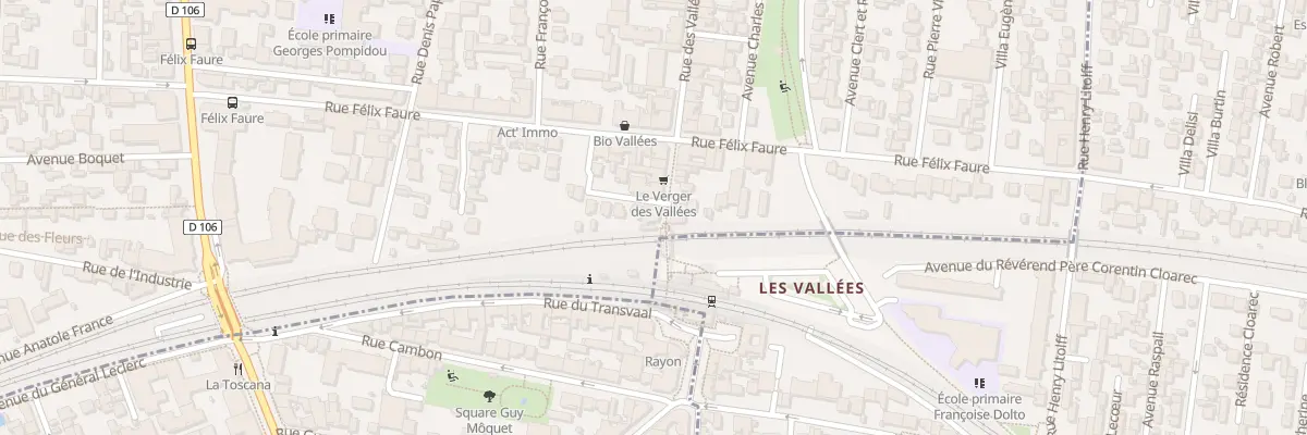 Plan du 40 Rue des Vallées à Colombes