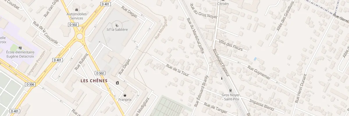 Plan du 12 Rue de la Tour à Ermont