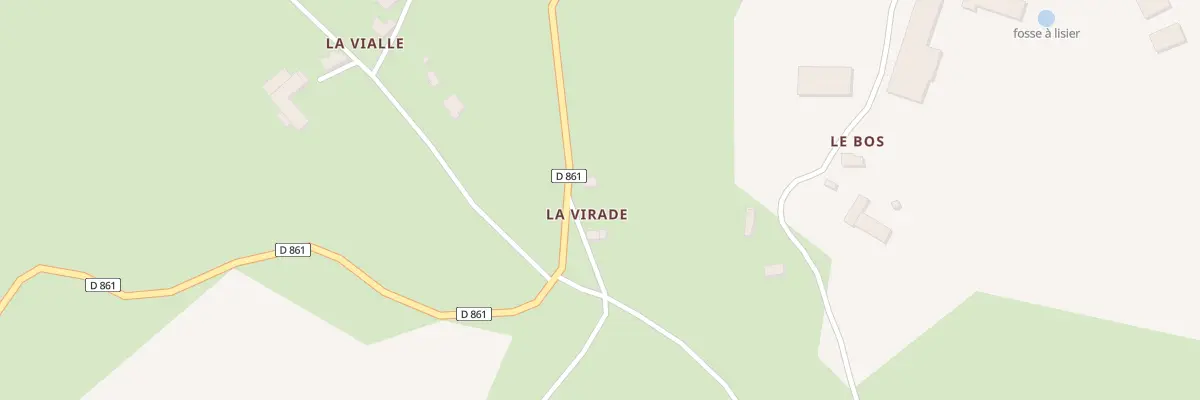 Plan du 6002 La Virade à Omps