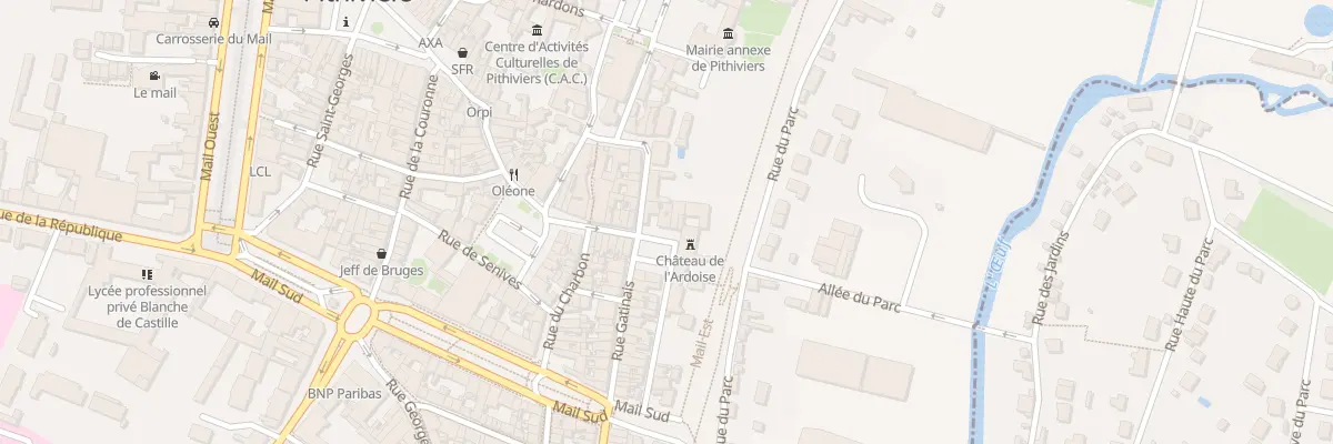 Plan du 1B Pl de l’Etape à Pithiviers