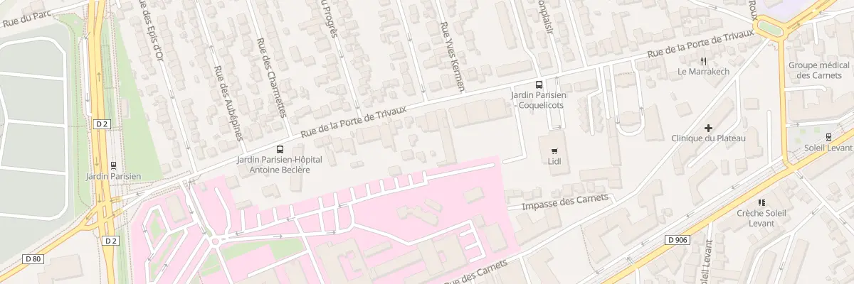 Plan du 121 Rue Porte de Trivaux à Clamart