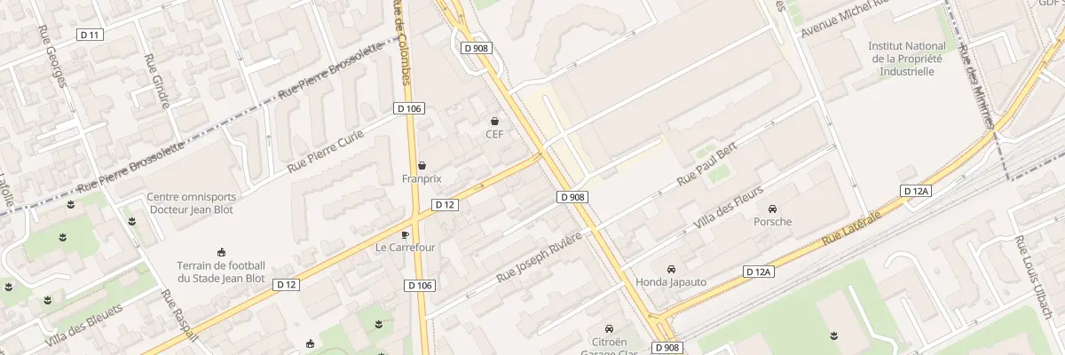 Plan du 140 Av De La République à Courbevoie