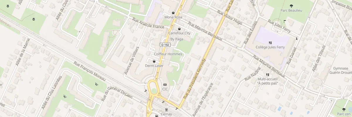 Plan du 43 Rue de Stalingrad à Ermont