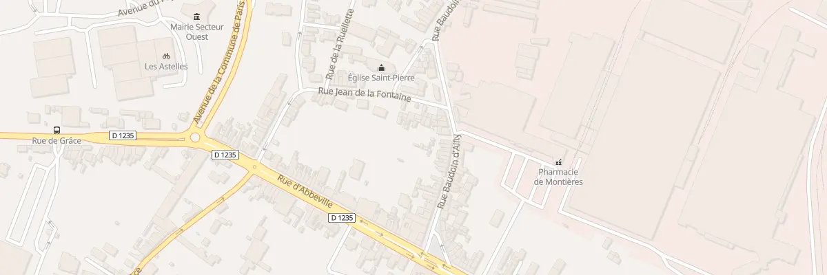 Plan du 62 Rue Jean de la Fontaine à Amiens