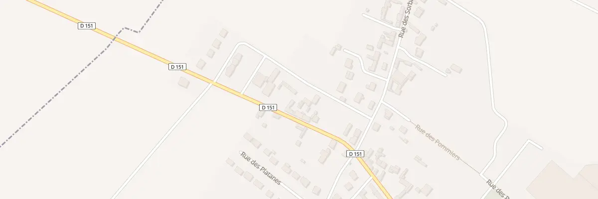 Plan du 658 Rue des Acacias à Noyers-Saint-Martin