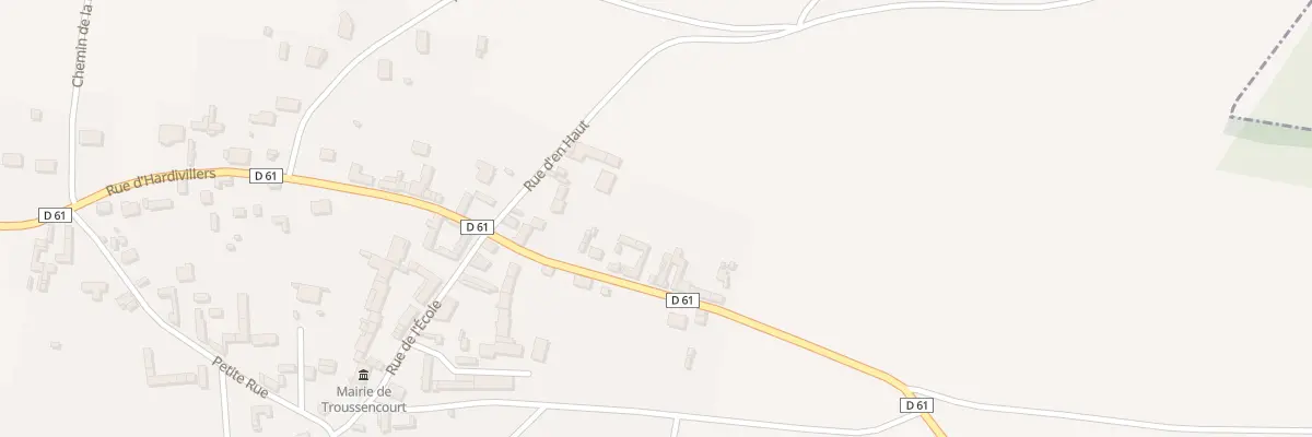 Plan du 7 Rue de Caply à Troussencourt