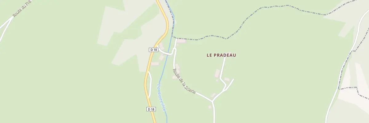 Plan du 314 Rte de la Scierie à Saint-Frion